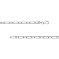 4.35mm Smooth and Twisted Paper Clip Chain