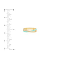 Diamond Turquoise X Ring