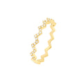 Diamond Polished Zig Zag Ring