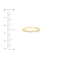 Diamond Polished Zig Zag Ring