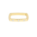 Bold Diamond Square Band Ring