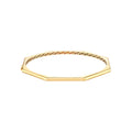 Geometric Octagon Bangle Bracelet