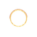 Ruby Stones Zig Zag Ring