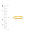 Cable Pattern Ring Band