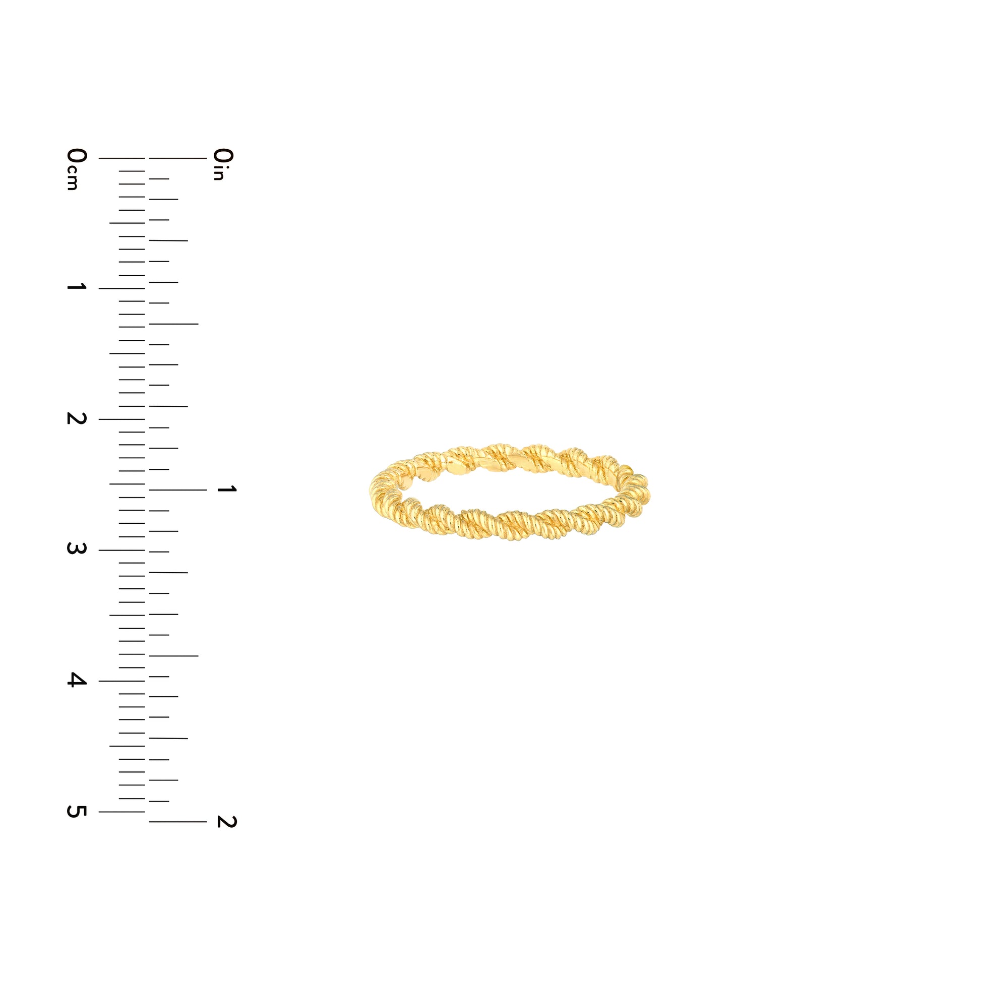 Cable Pattern Ring Band