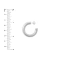 6x30mm Polished Open Hoop Earrings