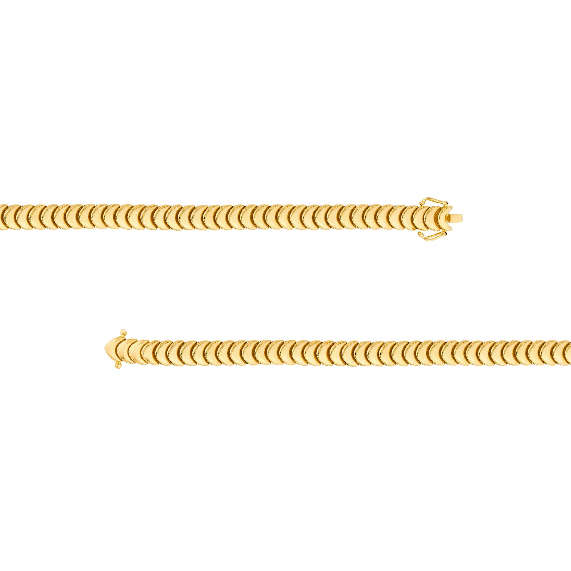 Polished Caterpillar Chain