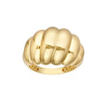 Twisted Polished Dome Ring