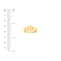 Graduated Puffy Rectangle Ring