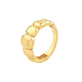 Graduated Puffy Rectangle Ring