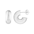 4mm ID Polished Open Hoop Earrings