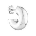 4mm ID Polished Open Hoop Earrings