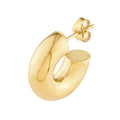 6 mm ID Polished Open Hoop Earrings