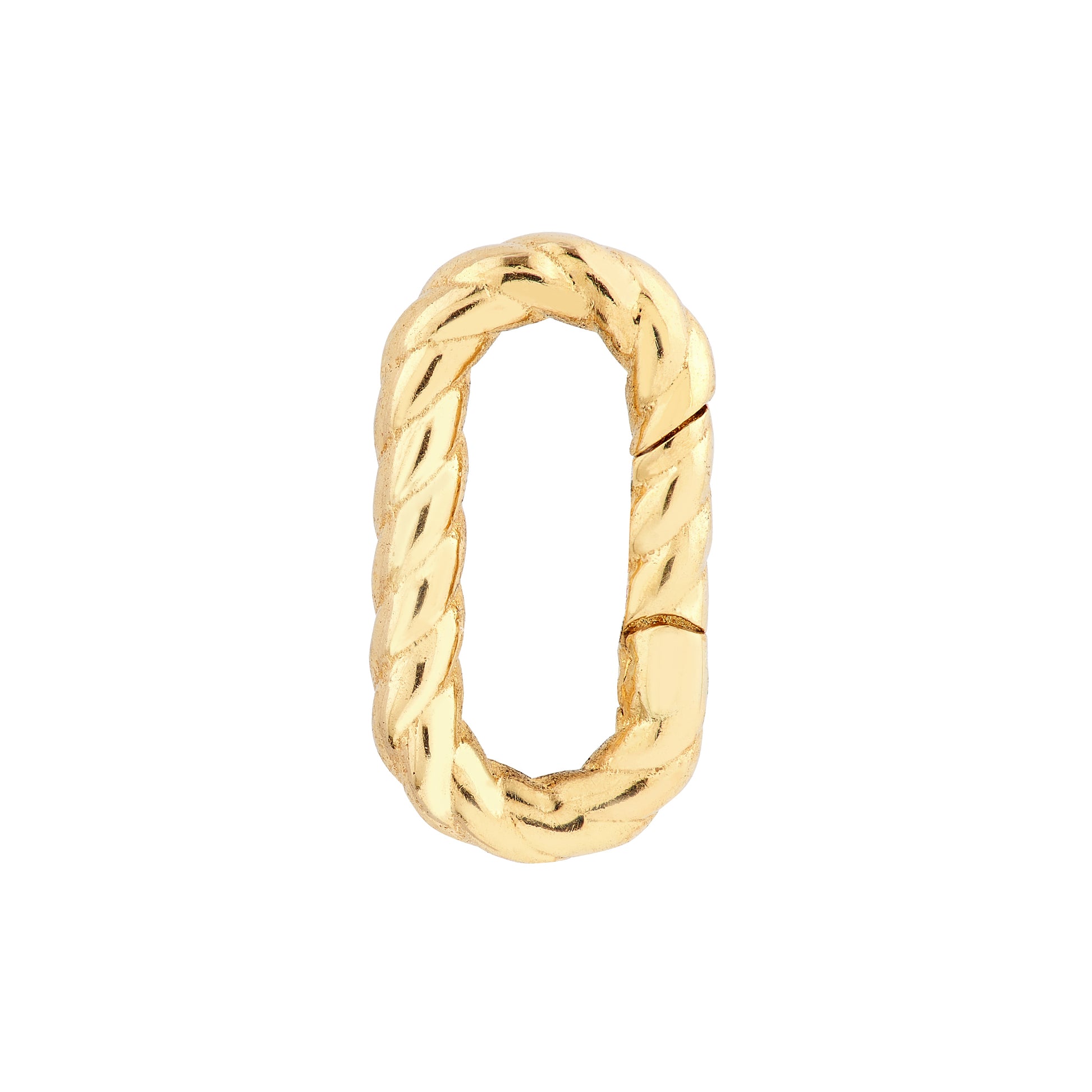 Oval Twist Link Snap Lock