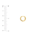 3 Row Diamond Pavé Huggies (1/2tcw)