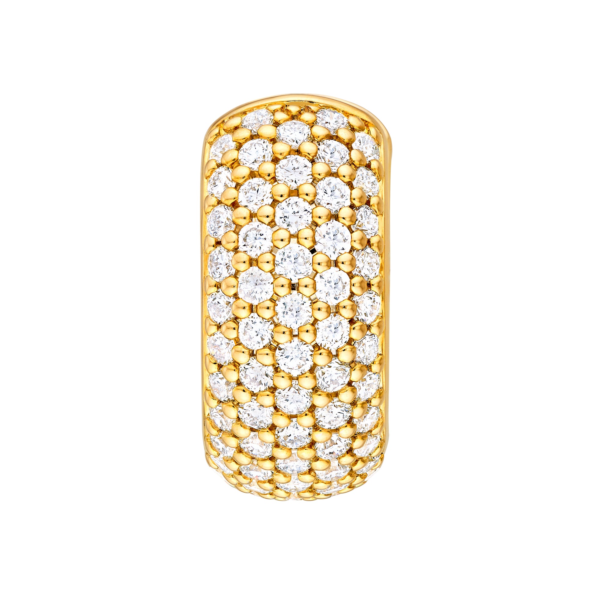 5 Row Diamond Pavé Huggies (1/2tcw)