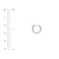 5 Row Diamond Pavé Huggies (1/2tcw)