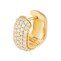 5 Row Pavé Diamond Paper Clip Huggies (7/8tcw)