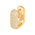 5 Row Pavé Diamond Paper Clip Huggies (1-1/3tcw)