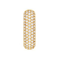 5 Row Pavé Diamond Paper Clip Earrings (1-1/2tcw)
