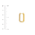 5 Row Pavé Diamond Paper Clip Earrings (1-1/2tcw)