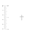 Diamond Cross Pendant (1/8tcw)