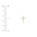 Diamond Cross Pendant (1/4tcw)