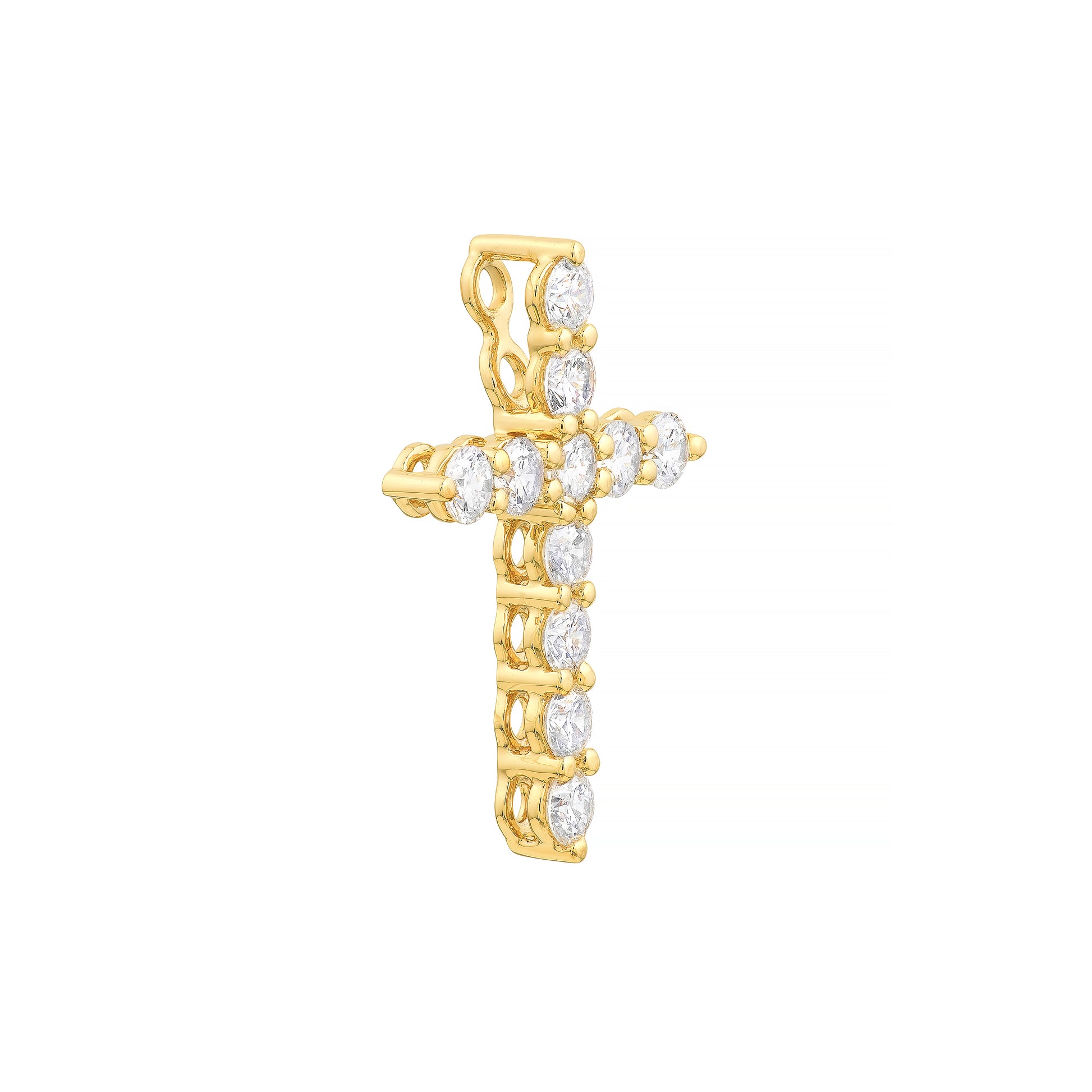 Diamond Cross Pendant (1/2tcw)