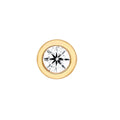 Bezel Set Diamond Stud Earrings (1/5tcw)