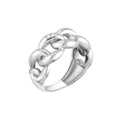 Sterling Silver Curb Chain Ring