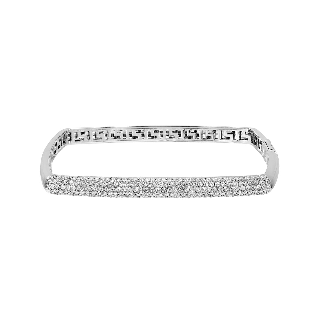 Pavé Diamond Square Bangle