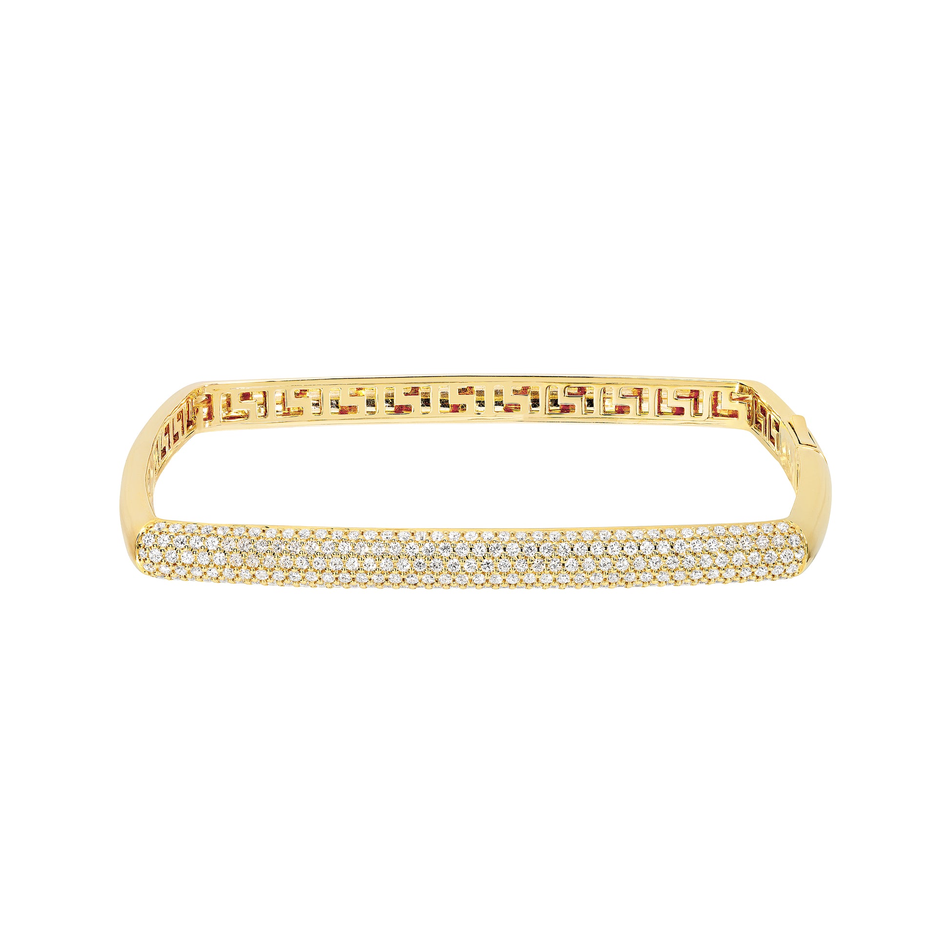 Pavé Diamond Square Bangle