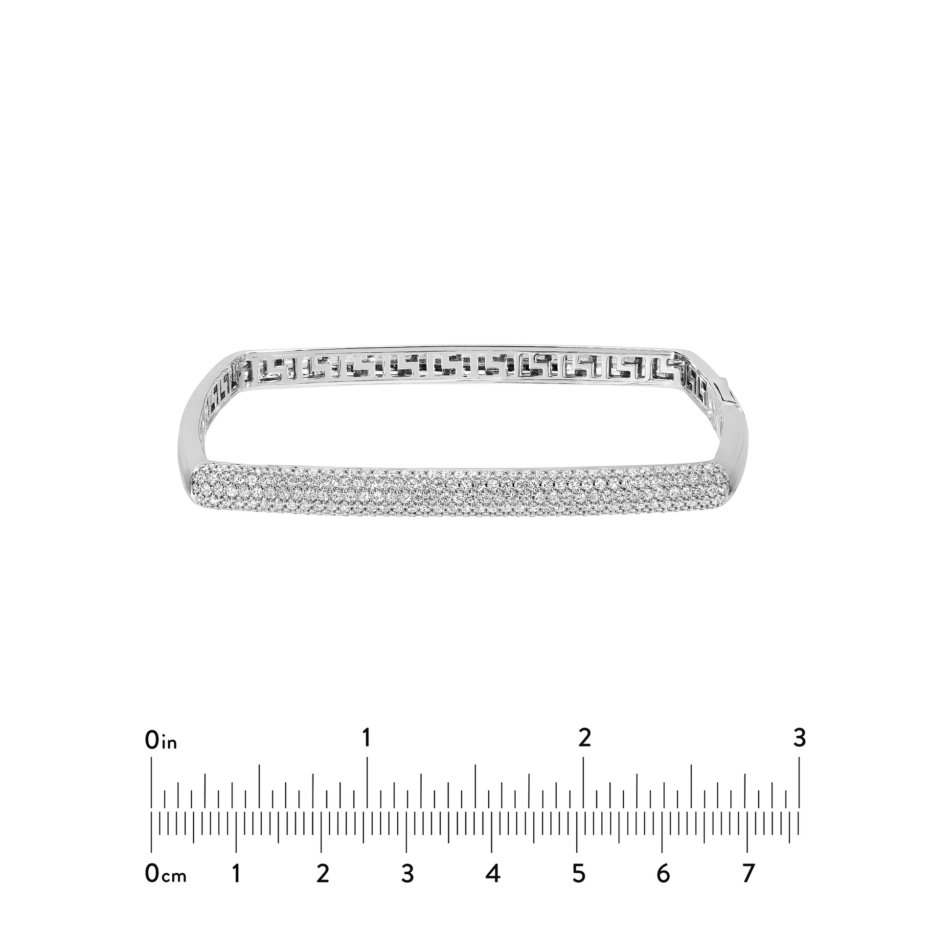 Pavé Diamond Square Bangle