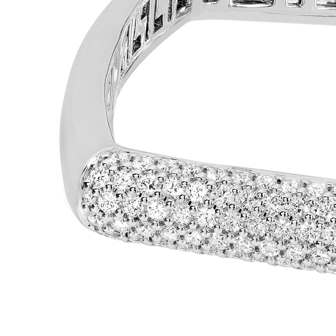 Pavé Diamond Square Bangle