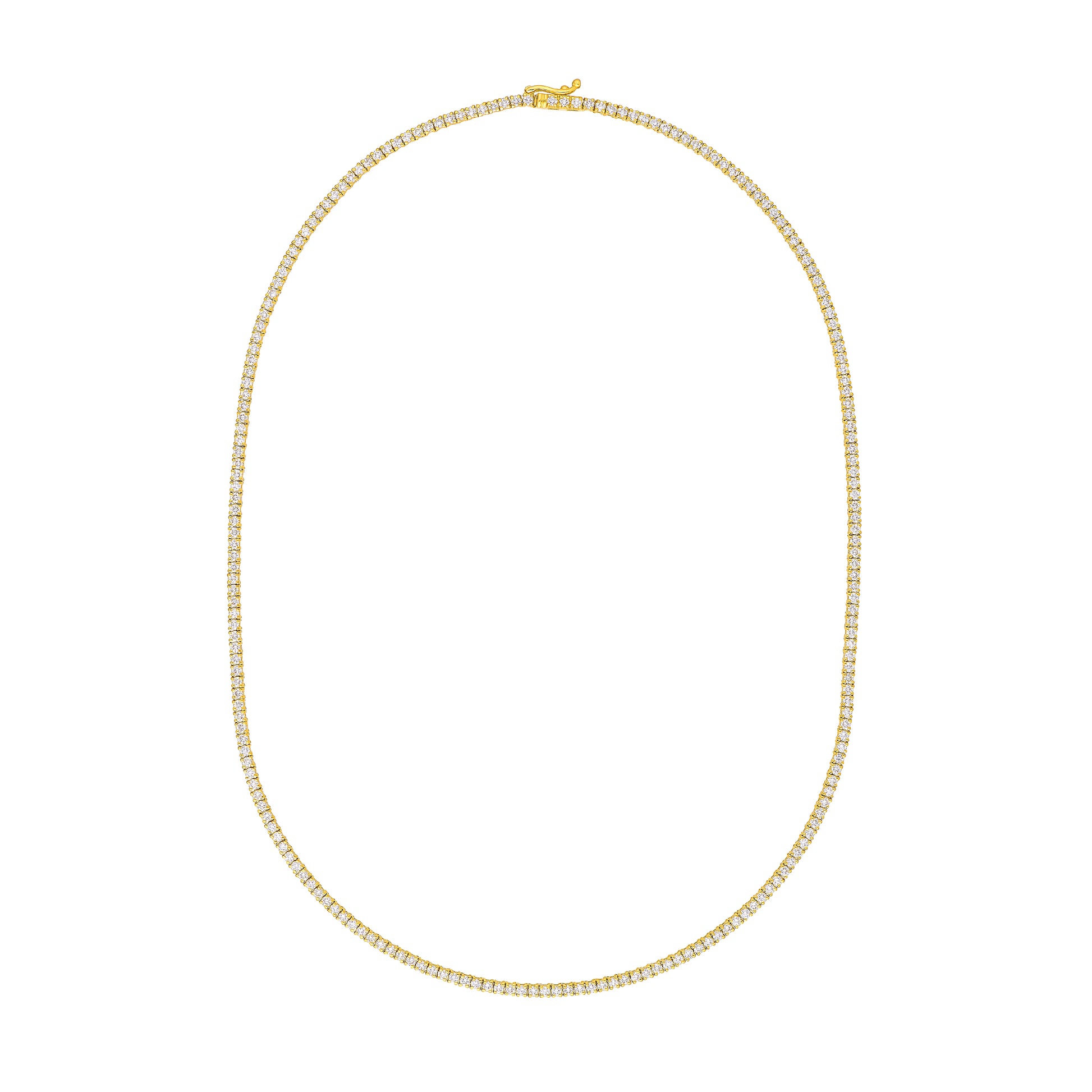 Diamond 16 Tennis Necklace (4-1/2tcw)