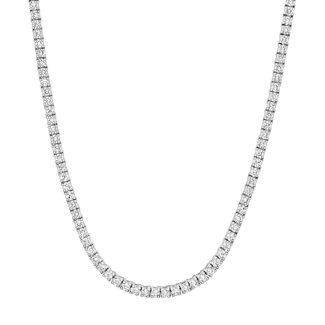 Diamond 16 Tennis Necklace (4-1/2tcw)