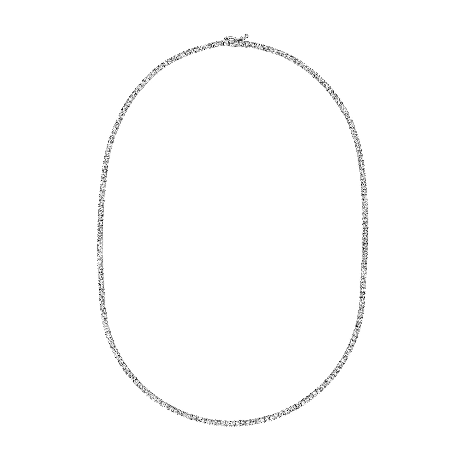 Diamond 16 Tennis Necklace (4-1/4tcw)