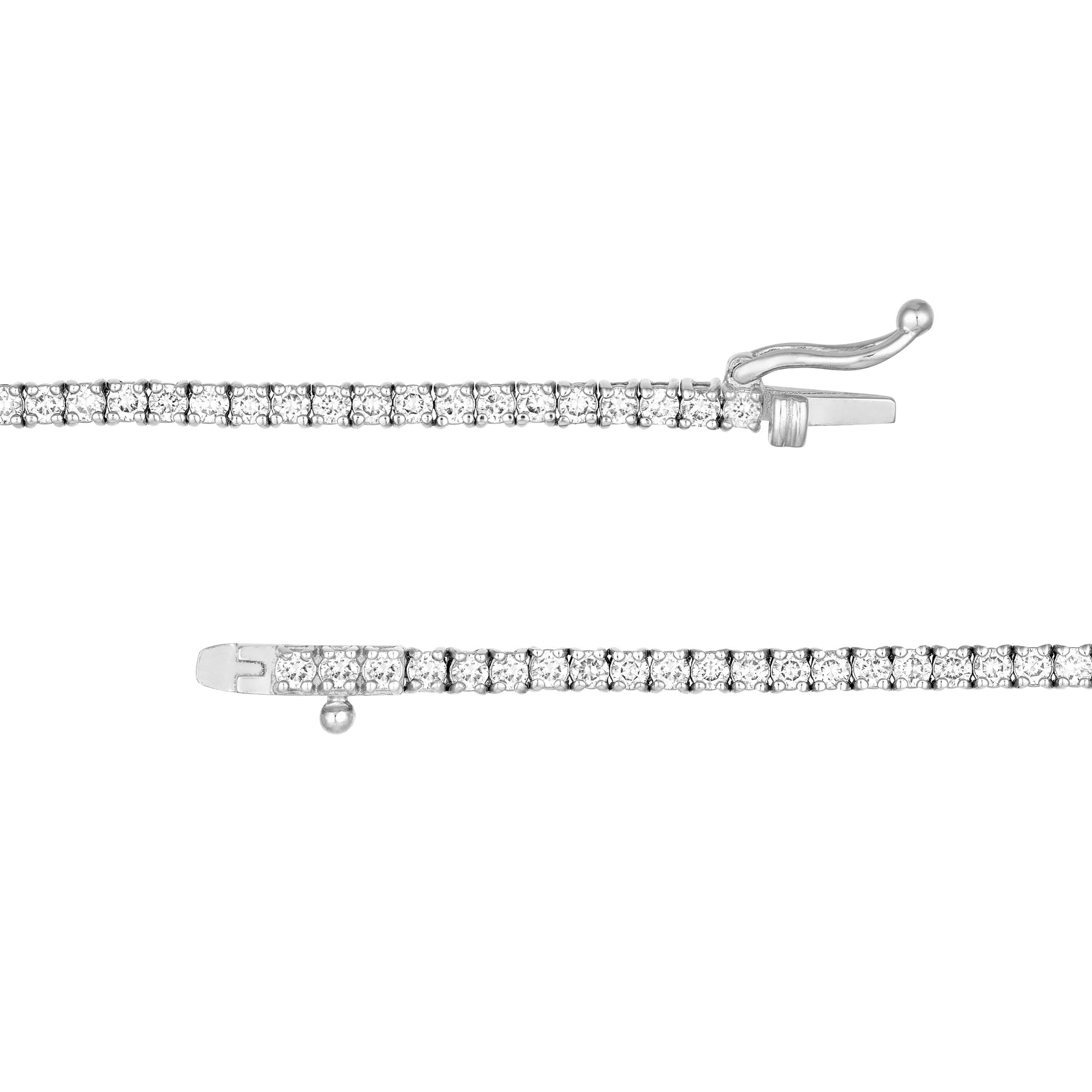 Diamond 18 Tennis Necklace (5tcw)