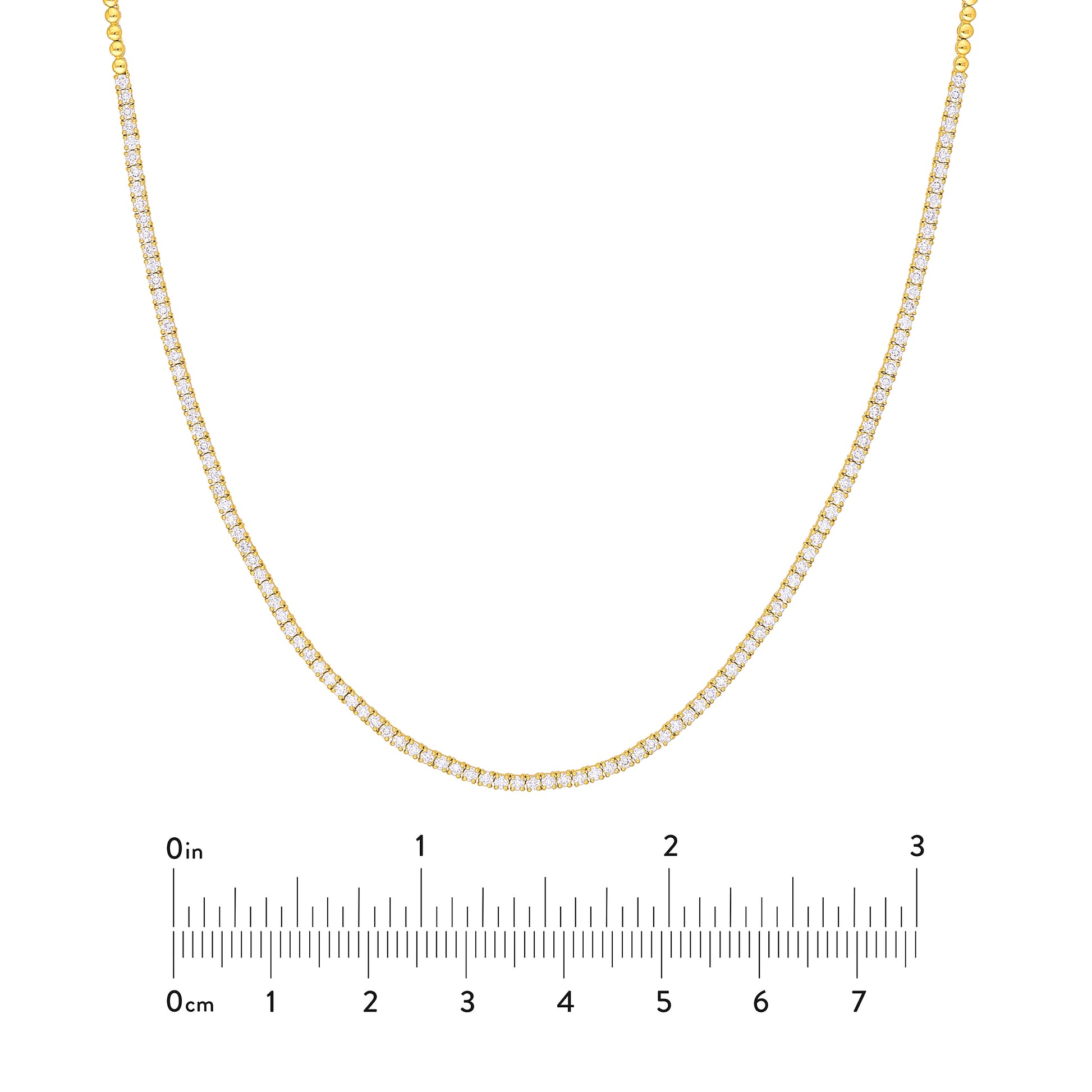 Diamond Half Tennis Necklace (2-3/8tcw)
