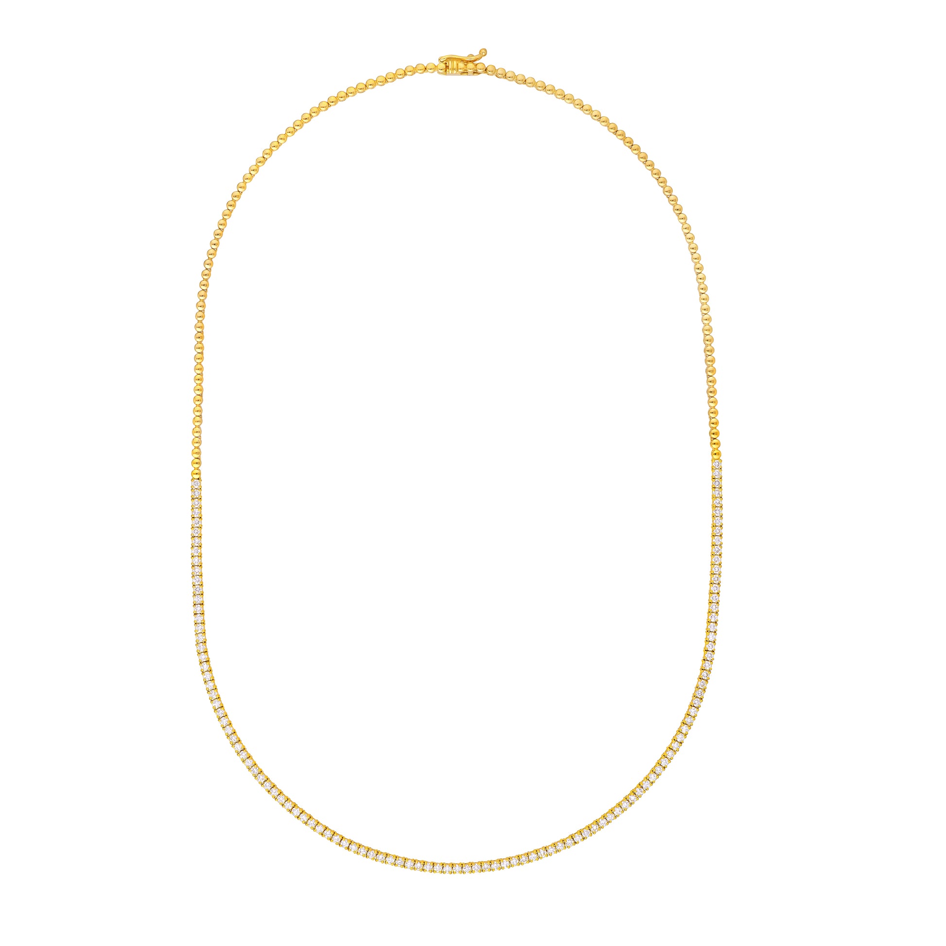 Diamond Half Tennis Necklace (2-1/8tcw)