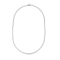 Diamond Graduated Half Tennis Necklace (3-1/3tcw)