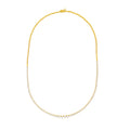 Diamond Graduated Half Tennis Necklace (3-1/4tcw)