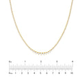 Diamond Graduated Half Tennis Necklace (3-1/4tcw)