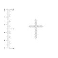 Diamond Cross Pendant (1-5/8tcw)
