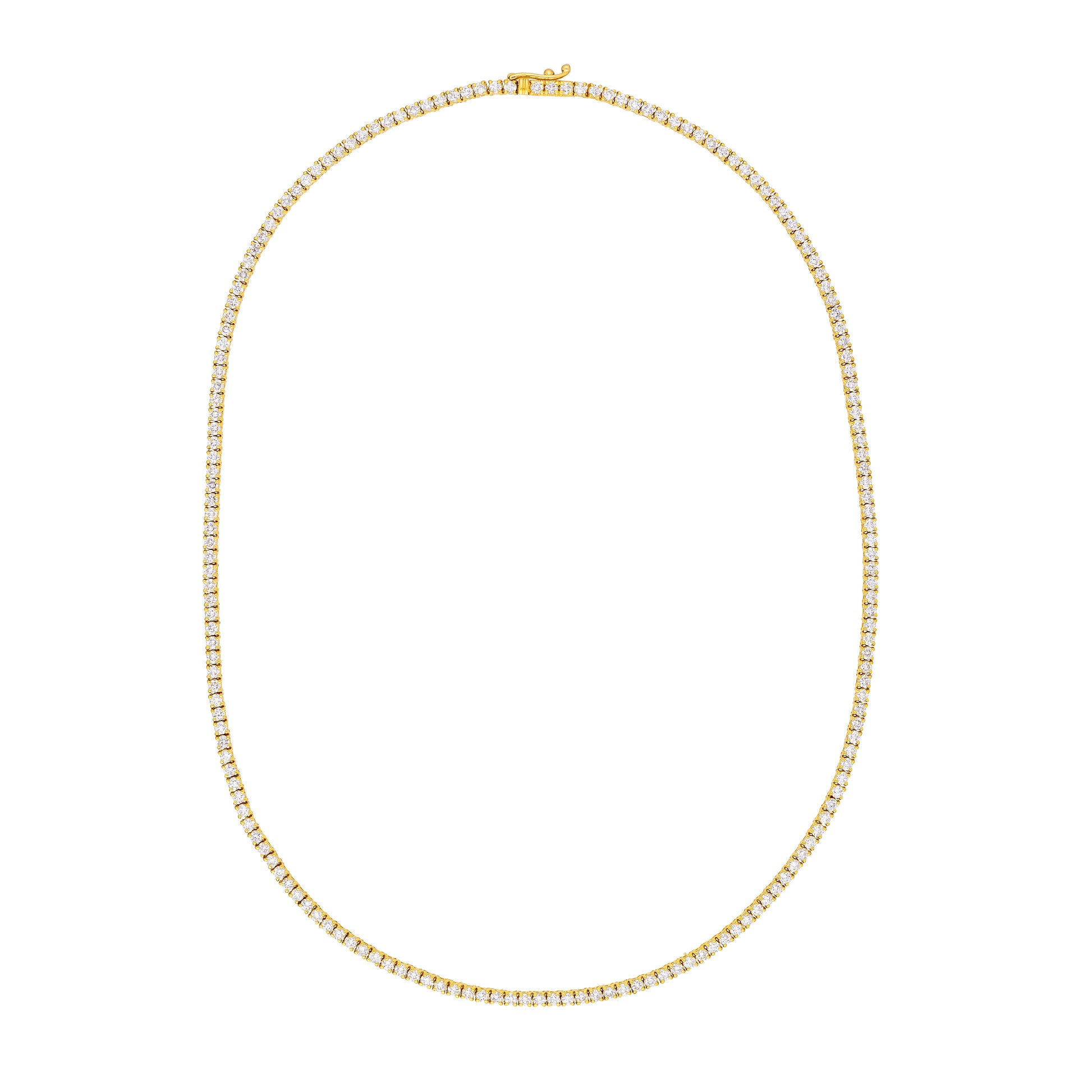 Diamond 16 Tennis Necklace (5-1/3tcw)
