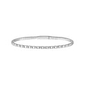 1/3tcw Alternating Diamond and Square Link Flex Bracelet
