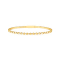1/3tcw Alternating Diamond and Round Link Flex Bracelet