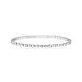1/3tcw Alternating Diamond and Round Link Flex Bracelet