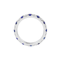 Sapphire & Diamond Eternity Band (1-7/8tcw)