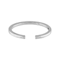 Polished Squared Tube Cuff Bangle